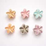 VANTO Stylish Matte Flower Hair Claw Clip for Women | Elegant Petal Hair Clutcher for Girls | Fashion Hair Accessories for Party, Casual Use & Everyday Styling | Comfortable Hair Grip | Pack of 6 - Image 6