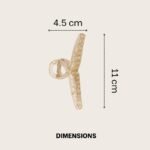 VANTO Large Hair Claw Clips Transparent Candy Design |Korean Style Hair Clutcher for Women & Girls | Suitable for Thick, Medium & Long Hair | Everyday Hair Accessories | Pack of 3 (Size-Big) - Image 4