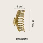 VANTO 3 Pcs Set Spiral Style Large Hair Clutcher Hair Claw Clip Hair Accessories Thick, Thin Hair Fashion Clips For Women & Girls (Size-Big) - Image 7