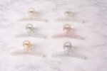VANTO Large Hair Claw Clips Transparent Candy Design |Korean Style Hair Clutcher for Women & Girls | Suitable for Thick, Medium & Long Hair | Everyday Hair Accessories | Pack of 3 (Size-Big) - Image 2