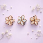 VANTO Flower Design Hair Claw Clips for Women | Stylish Petal Shape Hair Clutcher for Girls |Daily Use, Party & Casual Styling | Suitable for Thick & Thin Hair | Pack of 3 (Any 3 Colors) - Image 6