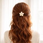VANTO Floral Hair Claw Clip for Women & Girls |Stylish Flower Hair Accessories for Casual, Party & Everyday Styling | Comfortable Hold for Thick & Thin Hair | Pack of 6 - Image 5