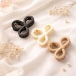 VANTO Matte Finish Flower Clutcher for Women Hair Claw Hair Clips For Women Curved Flower Leaf Matte Korean Hair Clips For Girls-Multicolor Pack of 3 - Image 5