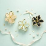 VANTO Floral Hair Claw Clip for Women & Girls |Stylish Flower Hair Accessories for Casual, Party & Everyday Styling | Comfortable Hold for Thick & Thin Hair | Pack of 6