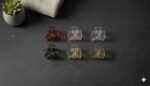 VANTO Small Transparent Hair Claw Clips for Girls & Women | Multicolor Mini Claw Hair Clips | Strong Grip Hair Accessories for Daily Use | Combo Pack of 6 (Size-Small) - Image 4