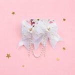 VANTO Bow Lace Hair Clip for Women & Girls, Elegant Fabric Bow Barrettes, Fashion Hair Accessory for Daily Wear, Party, School, Office, Wedding & Casual Styling, 1 Pair - Image 5