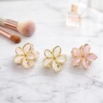 VANTO Floral Hair Claw Clip for Women & Girls |Stylish Flower Hair Accessories for Casual, Party & Everyday Styling | Comfortable Hold for Thick & Thin Hair | Pack of 6 - Image 8