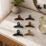 VANTO Medium Matte Hair Claw Clips for Women and Girls, Durable Non-Slip Hair Clutcher with Strong Hold, Stylish Everyday Hair Accessories for Thick, Thin, Straight and Curly Hair, Set of 3 - Image 6