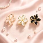 VANTO Floral Hair Claw Clip for Women & Girls |Stylish Flower Hair Accessories for Casual, Party & Everyday Styling | Comfortable Hold for Thick & Thin Hair | Pack of 6 - Image 4