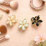 VANTO Floral Hair Claw Clip for Women & Girls |Stylish Flower Hair Accessories for Casual, Party & Everyday Styling | Comfortable Hold for Thick & Thin Hair | Pack of 6 - Image 3