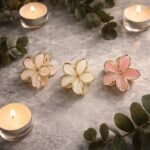 VANTO Floral Hair Claw Clip for Women & Girls |Stylish Flower Hair Accessories for Casual, Party & Everyday Styling | Comfortable Hold for Thick & Thin Hair | Pack of 6 - Image 7