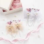 VANTO Bow Lace Hair Clip for Women & Girls, Elegant Fabric Bow Barrettes, Fashion Hair Accessory for Daily Wear, Party, School, Office, Wedding & Casual Styling, 1 Pair - Image 2