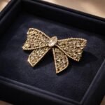 VANTO 1 Pcs Fancy Stone Bow Embellished Hair Bow Clip for Women & Girls, Crystal Fancy Bow Barrette Hair Accessory, Stylish Statement Hair Clip with Secure Grip for Party, Wedding & Daily Use - Image 3