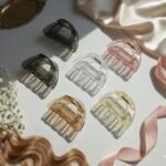 VANTO Hair Accessories Glossy Acrylic Hair Claw Clips for Women & Girls | Strong Grip Non-Slip Jaw Clamps | Transparent Juda Bun Barrettes | Pack of 3 Random Colors (Multicolor) (Size-Medium) - Image 2
