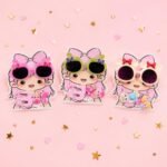 VANTO Kids Hair Accessories Combo Set for Girls Cute Sunglasses Hair Clips and Cartoon Hair Pins Fashion Styling Accessories for Daily Wear Parties Travel and Gifting Pack of 1 - Image 2