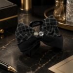 VANTO Elegant Bow Hair Claw Clip for Women and Girls | Decorative Hair Clutcher with Fabric Bow and Pearl Accent | Fashion Hair Accessory for Casual, Party and Special Occasion Styling(Pack of 1) - Image 2