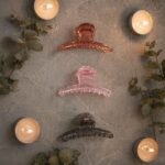 VANTO Hair Claw Clips Transparent Design | Korean Style Hair Clutcher for Women & Girls | Suitable for Thick, Medium & Long Hair | Everyday Hair Accessories | Pack of 3 (Size-Medium) - Image 4