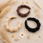 VANTO Hand Made Hair Band Pack of 3 for Women & Girls | Soft Fabric Hair Accessories | Comfortable Everyday Hairbands | Stylish Casual Hair Band Set for Daily Use - Image 4