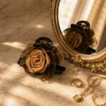 VANTO Cloth Floral Clutcher Hair Clip for Women & Girls, Stylish Flower Design Hair Claw Clip, Strong Grip Hair Accessory for Daily Wear, Casual, Party & Office Use, Pack of 2 (Multicolor) - Image 3