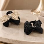 VANTO Elegant Bow Hair Claw Clip for Women and Girls | Decorative Hair Clutcher with Fabric Bow and Pearl Accent | Fashion Hair Accessory for Casual, Party and Special Occasion Styling(Pack of 1) - Image 5