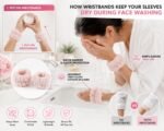 VANTO Spa Headband and Wrist Wash Band Set for Women | 1 Soft Hair Band, 2 Wrist Bands and 1 Hair Claw Clip | Face Wash, Skincare, Makeup and Daily Beauty Accessories Pack of 4 - Image 4