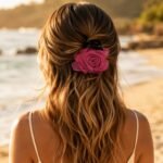 VANTO Cloth Floral Clutcher Hair Clip for Women & Girls, Stylish Flower Design Hair Claw Clip, Strong Grip Hair Accessory for Daily Wear, Casual, Party & Office Use, Pack of 2 (Multicolor) - Image 5