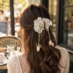 VANTO Tulip Flower Clutcher Hair Clip for Women & Girls | Stylish Floral Hair Claw Clip | Strong Hold Hair Accessory for Daily Wear, Parties, Casual Styling | Pack of 1 - Image 4