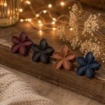 VANTO Big Flower Hair Claw Clips for Women & Girls | Matte Finish Hair Clutcher with Strong Grip | Non-Slip Durable Hair Accessories for Thick & Medium Hair | Everyday Styling Hair Clips | Set of 6 (Size-Big) - Image 2