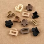 VANTOMatt Small Claw Clips Pack of 12 for Women & Girls | Mini Hair Clutcher Set | Strong Grip Hair Accessories for Daily Use | Matte Finish Hair Clips for All Hair Types - Image 4